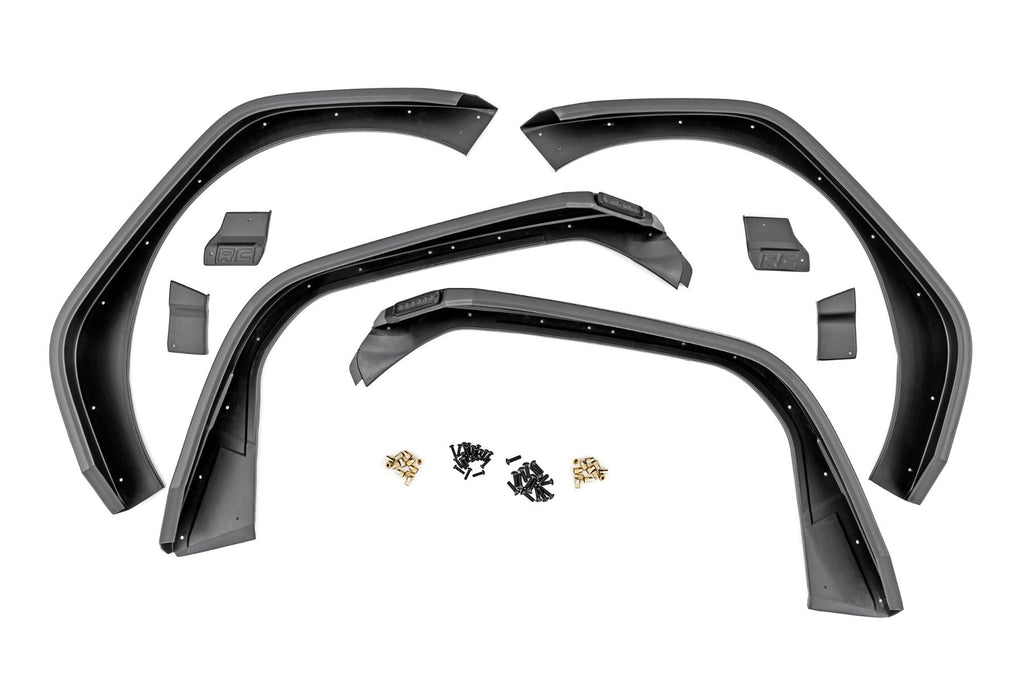 High Clearance LED Flat Fender Flare Kit | UV Treated | | Jeep Wrangler JL (18-23)