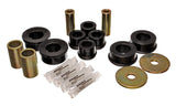 Control Arm Bushing Set; Black; Front; Performance Polyurethane;