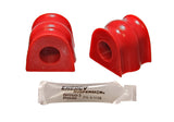 Sway Bar Bushing Set; Red; Front; Bar Dia. 20mm; Performance Polyurethane;