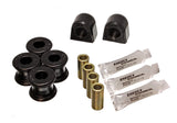 Sway Bar Bushing Set; Black; Rear; Bar Dia. 20mm; Performance Polyurethane;