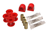 Sway Bar Bushing Set; Red; Rear; Bar Dia. 20mm; Performance Polyurethane;