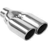 Dual Exhaust Tip - 2.25in. Inlet/3in. Outlet