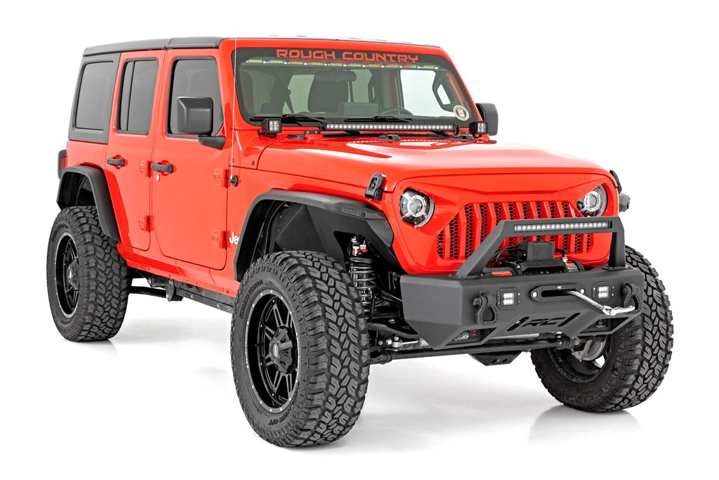 High Clearance LED Flat Fender Flare Kit | UV Treated | | Jeep Wrangler JL (18-23)