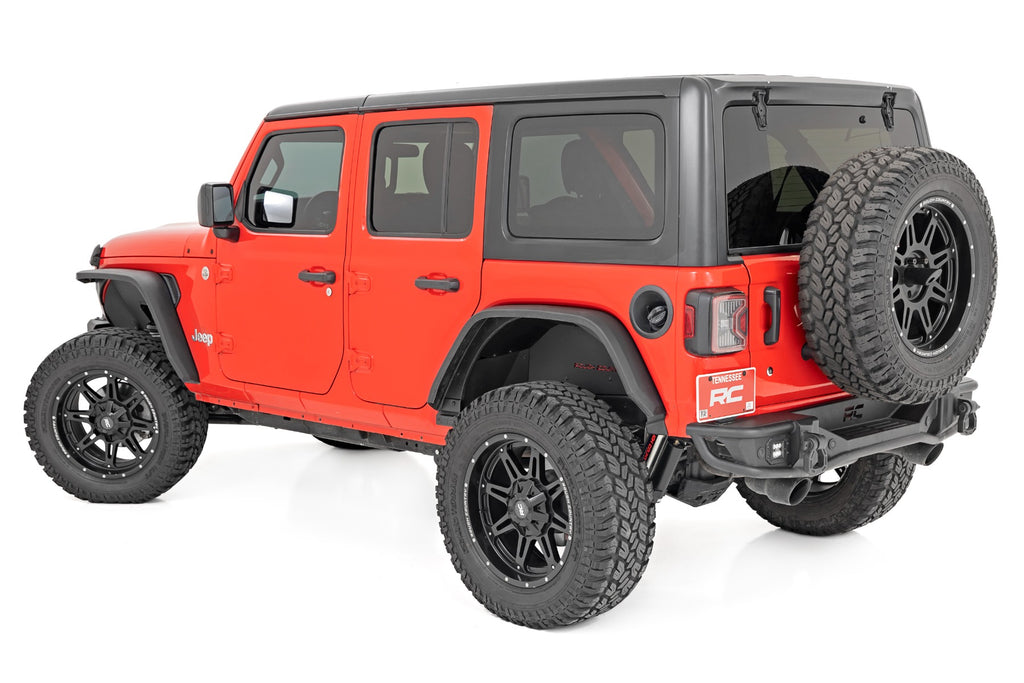 High Clearance LED Flat Fender Flare Kit | UV Treated | | Jeep Wrangler JL (18-23)