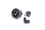 FUEL PRESSURE GAUGE WITH 8AN ORB ADAPTER, 90DEG