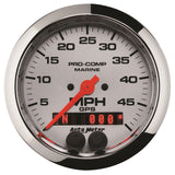 GAUGE, SPEEDOMETER, 3 3/8