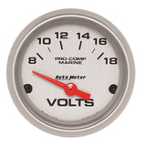 GAUGE, VOLTMETER, 2 1/16