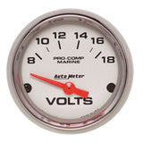 GAUGE, VOLTMETER, 2 1/16