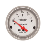 GAUGE, FUEL LEVEL, 2 1/16