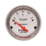 GAUGE, FUEL LEVEL, 2 1/16