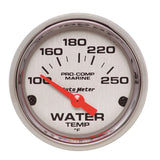 GAUGE, WATER TEMP, 2 1/16