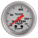 GAUGE, WATER PRESS, 2 1/16