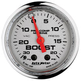 GAUGE, VAC/BOOST, 2 1/16