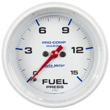 GAUGE, FUEL PRESSURE, 2 1/16