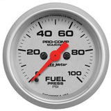 GAUGE, FUEL PRESSURE, 2 1/16