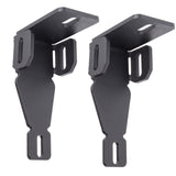 LED Fog Light Replacement Brackets, Black