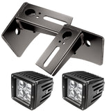 Lower Windshield Mount Brackets w/ Lights Combo