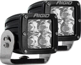 D-Series PRO LED Light, Spot Optic, Heavy Duty, Black Housing, Pair