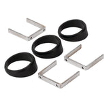 GAUGE MOUNT, ANGLE RINGS, 3 PCS., BLACK, FOR 2 1/16