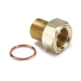 FITTING, ADAPTER, M16X1.5 MALE, BRASS, FOR MECH. TEMP. GAUGE