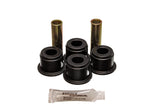 Shackle Bushing Set; Black; Performance Polyurethane;