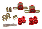 Sway Bar Bushing Set; Red; Front; Bar Dia. 23mm; Performance Polyurethane;