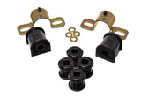 Sway Bar Bushing Set; Black; Rear; Bar Dia. 16mm; Performance Polyurethane;