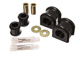 Sway Bar Bushing Set; Black; Front; 31mm;