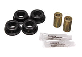 Track Arm Bushing Set; Black; Rear; Performance Polyurethane;