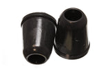 Bump Stop Set; Black; Rear; Performance Polyurethane;