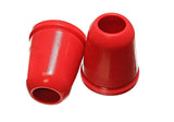 Bump Stop Set; Red; Rear; Performance Polyurethane;