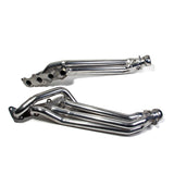 2011-23 MUSTANG GT 5.0 1-7/8 LONG TUBE EXHAUST HEADERS (POLISHED SILVER CERAMIC)