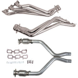 11-14 MUSTANG V6 1-3/4 LONG TUBE HEADERS PLUS SHORT MID PIPE (SILVER CERAMIC)