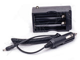 AC/DC Dual Battery Charger for 18650 Li Ion Battery