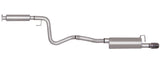 Cat-Back Single Exhaust System; Aluminized