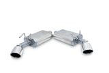 Axle Back Dual Exhaust System; Aluminized