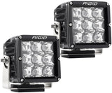 D-XL PRO LED Light, Spot Optic, Surface Mount, Black Housing, Pair