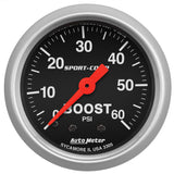 GAUGE, BOOST, 2 1/16