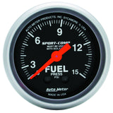 GAUGE, FUEL PRESSURE, 2 1/16