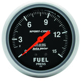 GAUGE, FUEL PRESSURE, 2 5/8