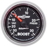 GAUGE, VAC/BOOST, 2 1/16