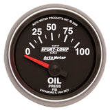 GAUGE, OIL PRESSURE, 2 1/16