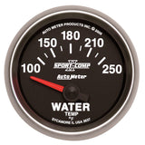 GAUGE, WATER TEMP, 2 1/16