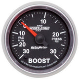 GAUGE, VAC/BOOST, 2 1/16in, 30INHG-30PSI, DIGITAL STEPPER MOTOR, SPORT-COMP II