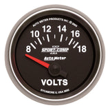 GAUGE, VOLTMETER, 2 1/16