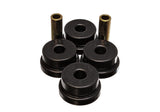 Differential Carrier Bushing Set; Black; Performance Polyurethane;