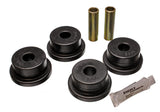 Differential Carrier Bushing Set; Black; Performance Polyurethane;