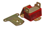 Motor Mount; Red; Zinc; Sold Individually; Performance Polyurethane;