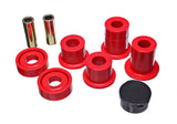 Differential Mount Bushing Set; Red; Front;