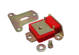 Motor Mount Set; Red; Performance Polyurethane; Sold Individually;